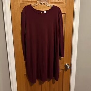 Old navy burgundy dress